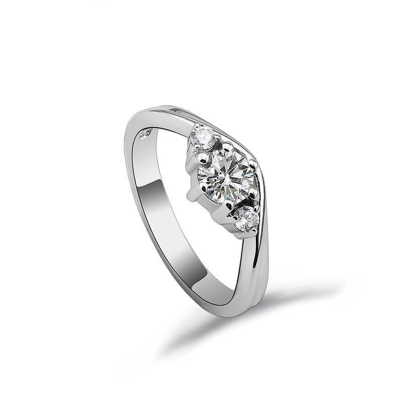 Egyszerű tervezésű menyasszonyi gyűrű