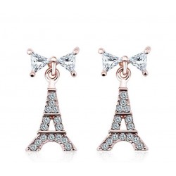 Eiffel tornyos bájos divat fülbevaló